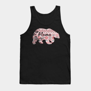 Merry Christmas mama bear Tank Top